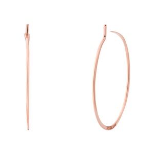 Michael Kors Rose Gold Hoop Earrings
